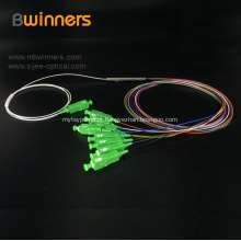1X16 tubo de aço tipo PLC cabo de fibra óptica divisor